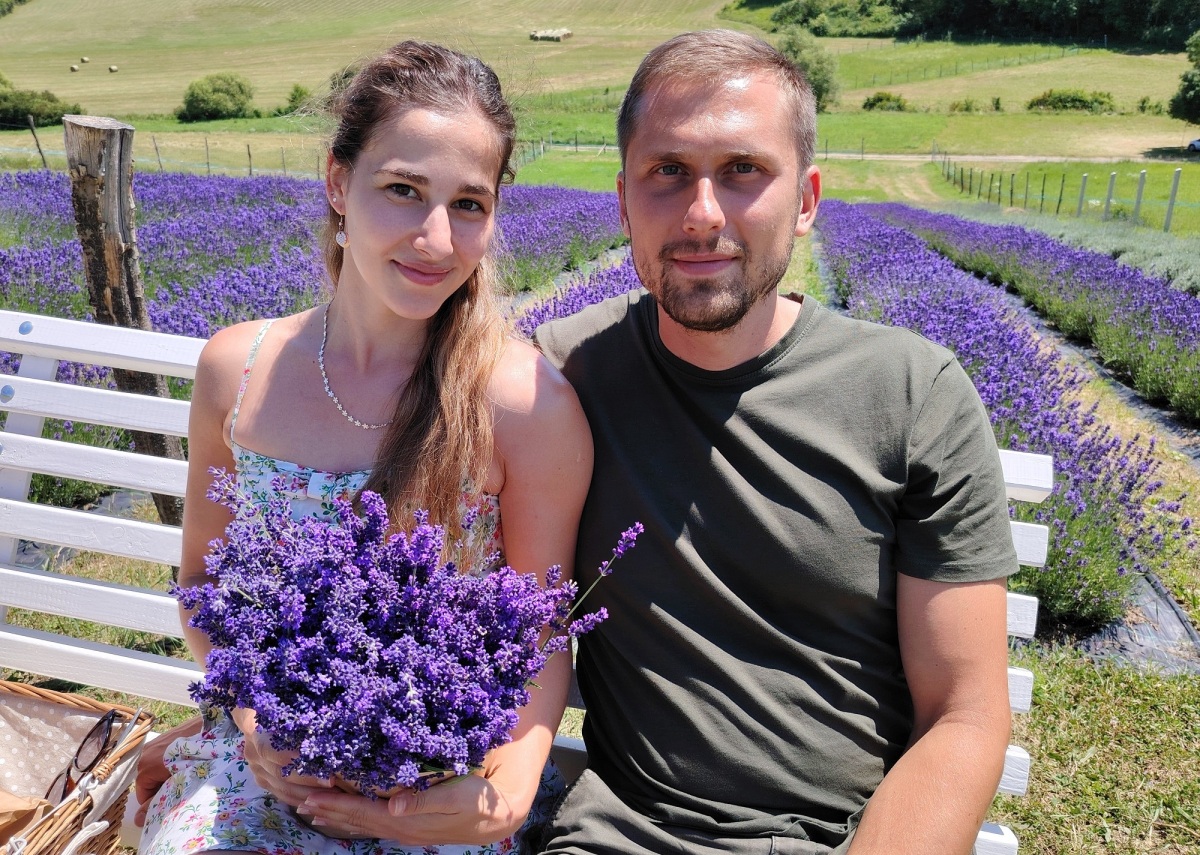 Fanni, Gabriel, levandule, Hubovo