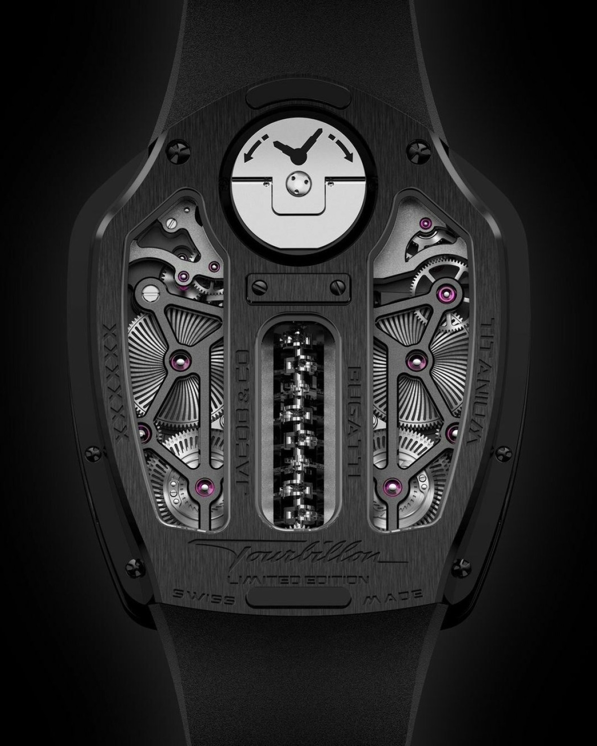 Bugatti Tourbillon - hodinky s motorom V16