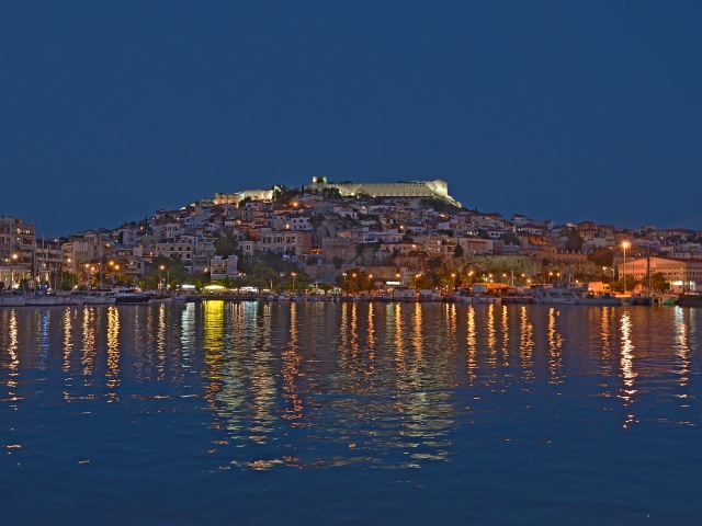 Grécko, Kavala, more, dovolenka, cestovanie