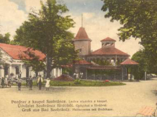 Zaniknuté kúpele v Sobranciach, koniec 19. storočia. 
