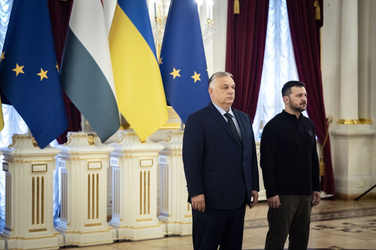 Ukrajina Maďarsko Orbán návšteva príchod