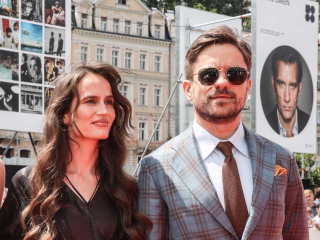 Jiří Mádl a jeho partnerka Kateřina