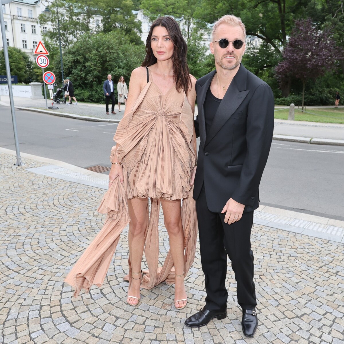 Leoš Mareš a jeho manželka Monika Marešová