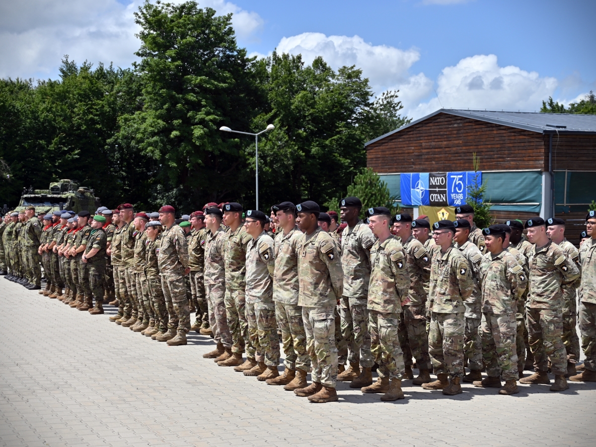 LEŠŤ: Odovzdanie velenia nad bojovým zoskupením NATO