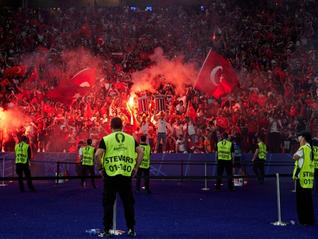 turecko fanúšikovia Me vo futbale