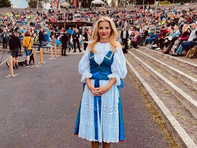 ministerka kultúry Martina Šimkovičová počas festivalu Východná