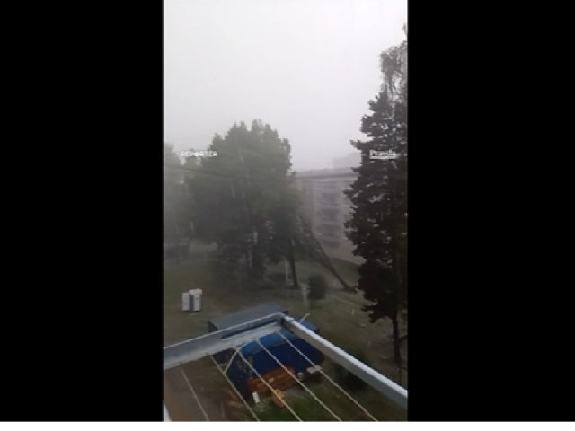 Silná búrka, Horehronie, mReportér