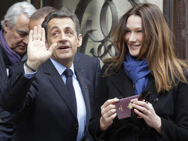 Carla Bruniová-Sarkozyová / Nicolas Sarkozy /