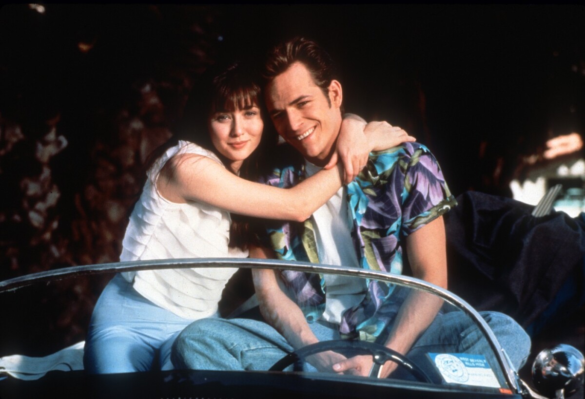 Luke Perry a Shannen Doherty ako Dylan McKay a Brenda Walshová