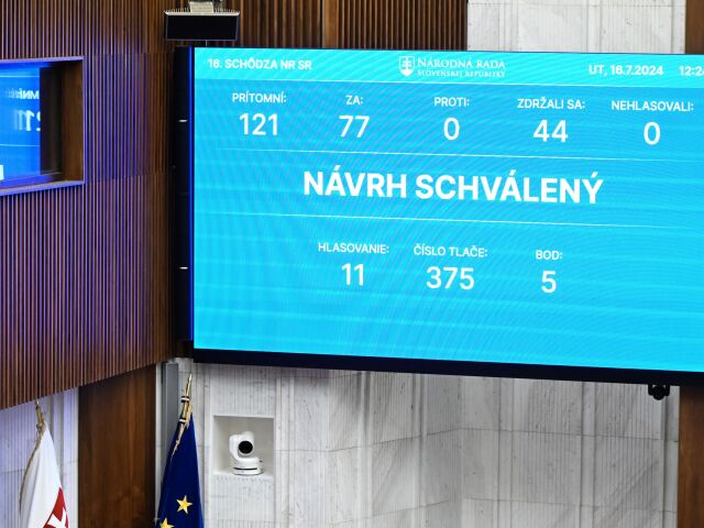 SR Bratislava NRSR parlament 16. schôdza mimoriadna BAX