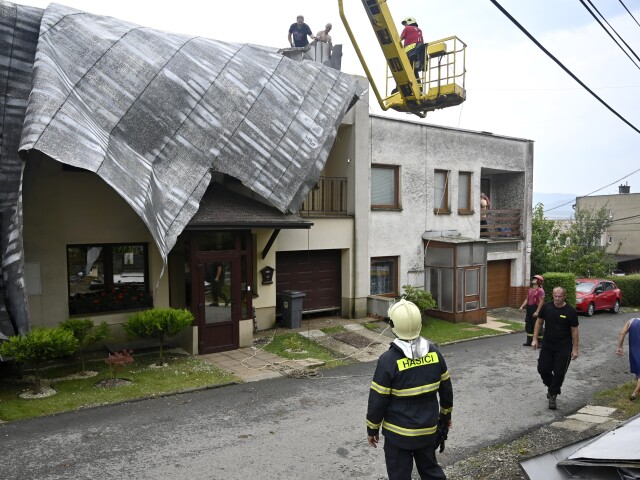SR Vranov nad Topľou búrka vietor mimoriadna situácia POX