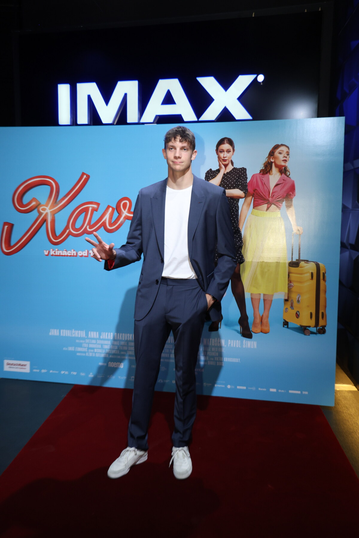 Oliver Dangl na premiére filmu Kavej. 