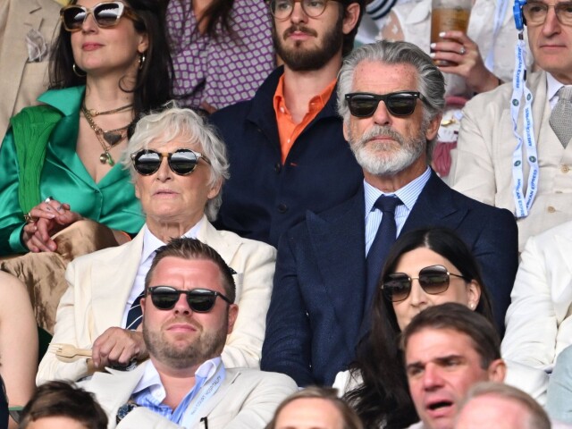 Pierce Brosnan a herečka Glenn Close