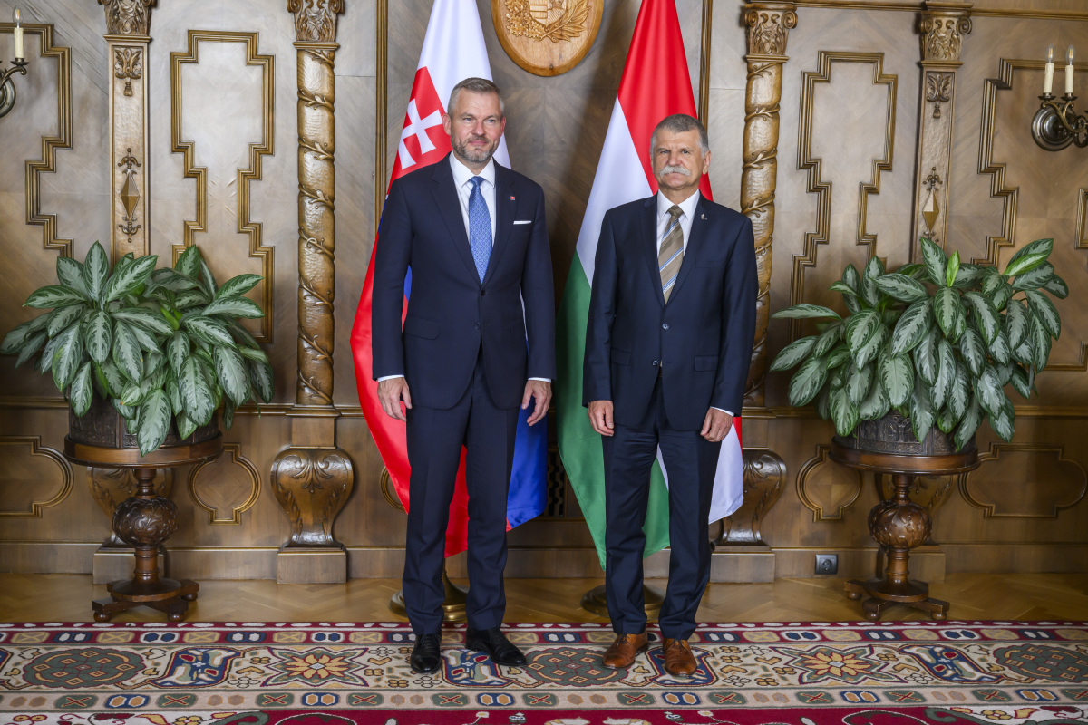 Maďarsko SR Pellegrini prezident návšteva László Kövér