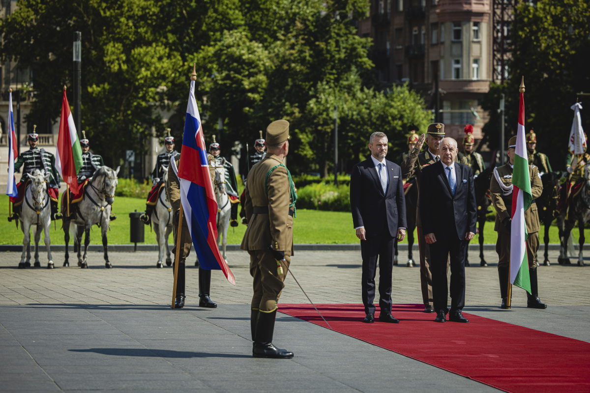 Maďarsko SR Pellegrini prezident návšteva Sulyok
