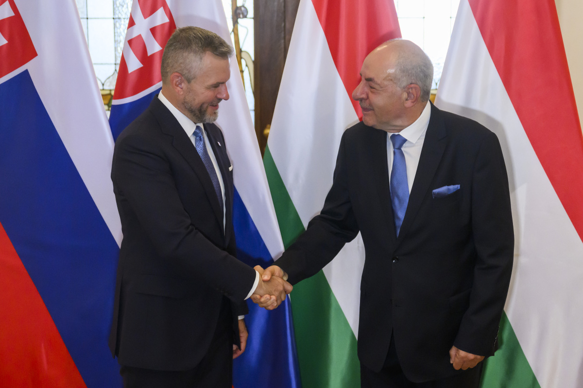 Maďarsko SR Pellegrini prezident návšteva