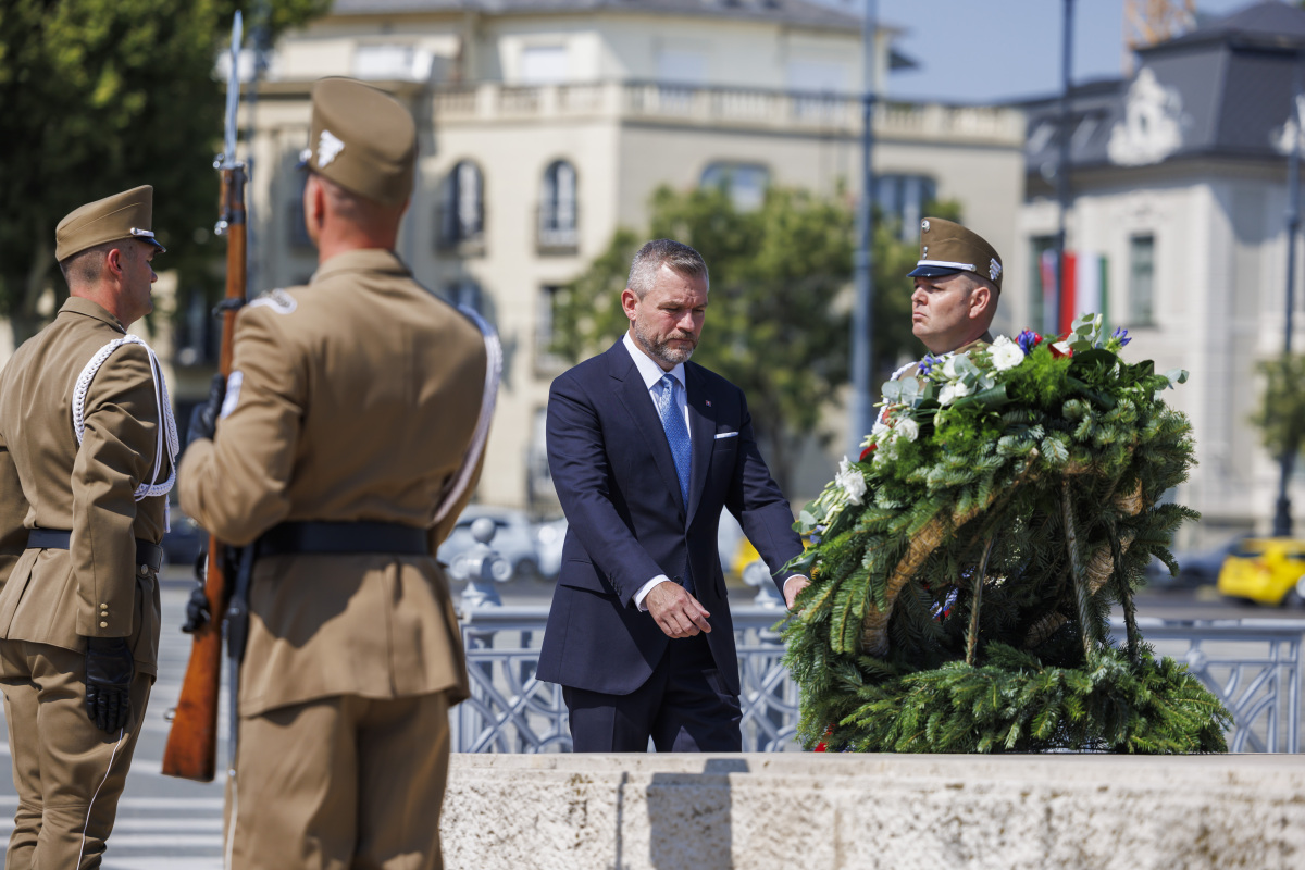 Maďarsko SR Pellegrini prezident návšteva