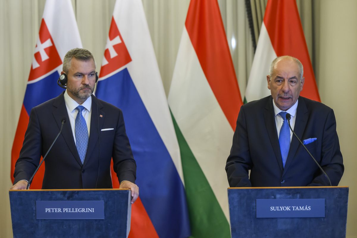 Maďarsko SR Pellegrini prezident návšteva