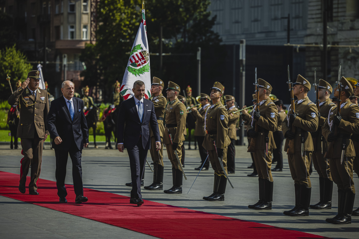 Maďarsko SR Pellegrini prezident návšteva