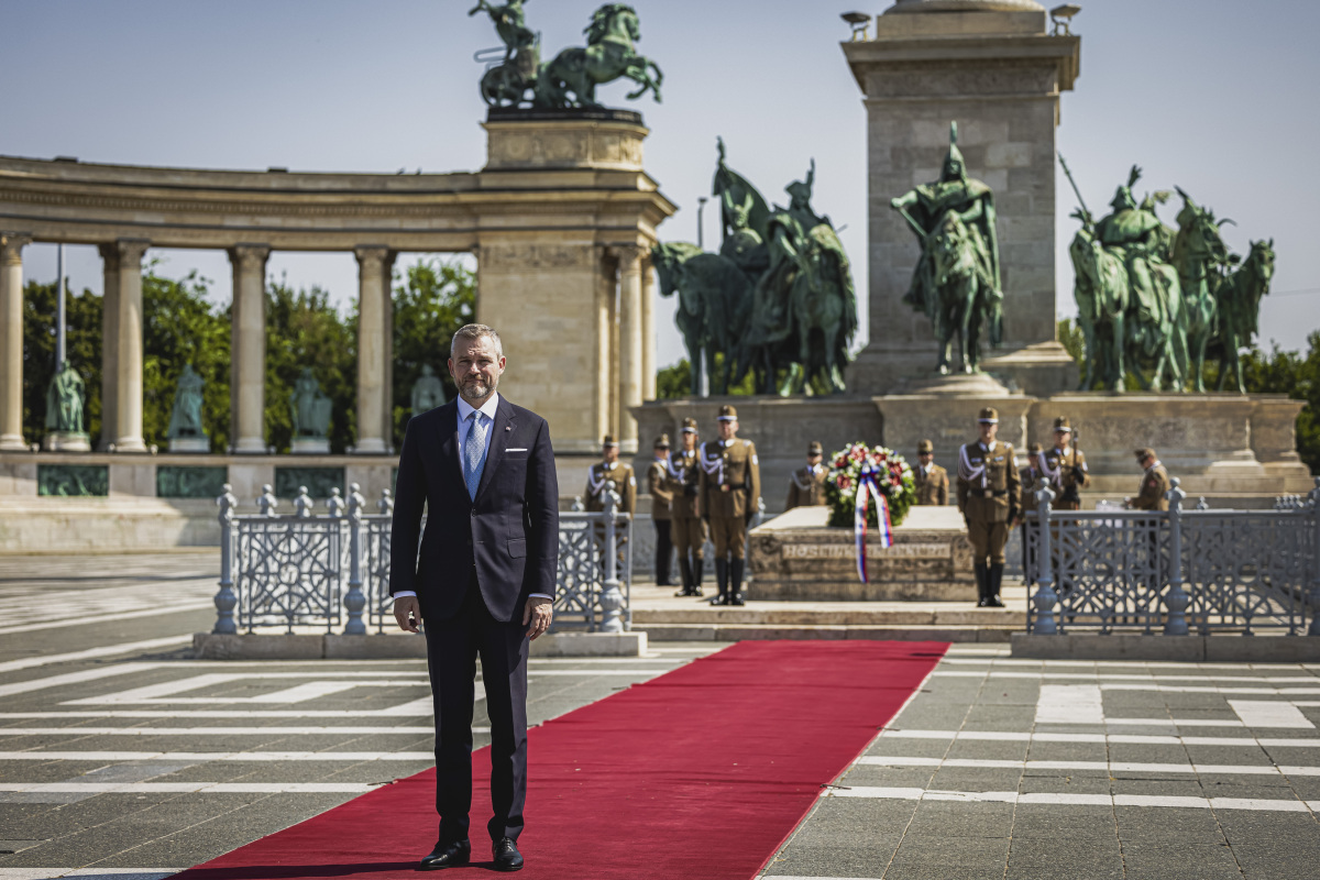 Maďarsko SR Pellegrini prezident návšteva