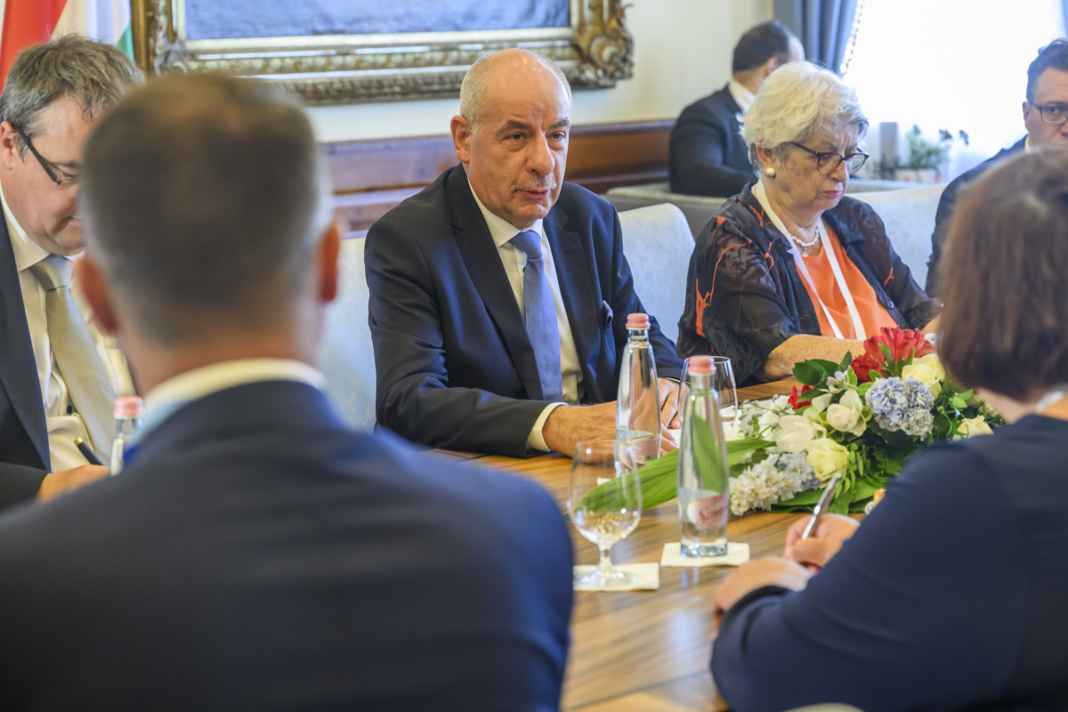 Maďarsko SR Pellegrini prezident návšteva