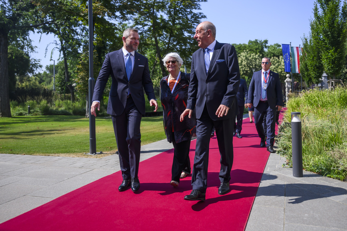 Maďarsko SR Pellegrini prezident návšteva