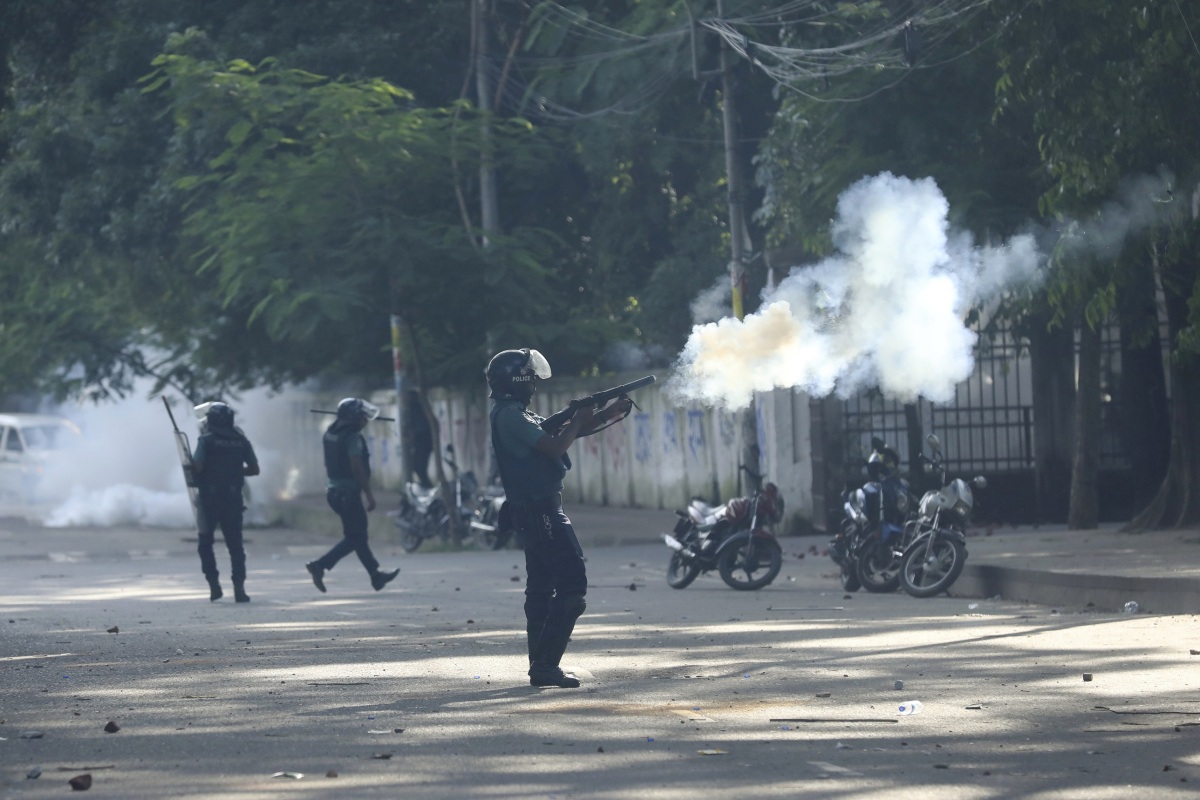 protesty v Bangladéši, rabovanie, demonštrácia, Dháka
