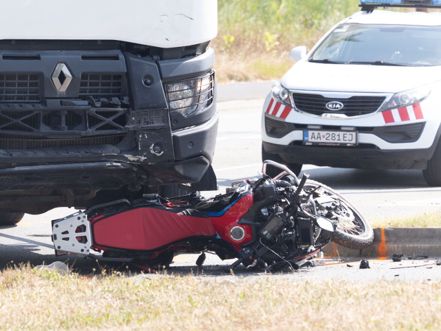 havária, motorkár, Betliarska, polícia,