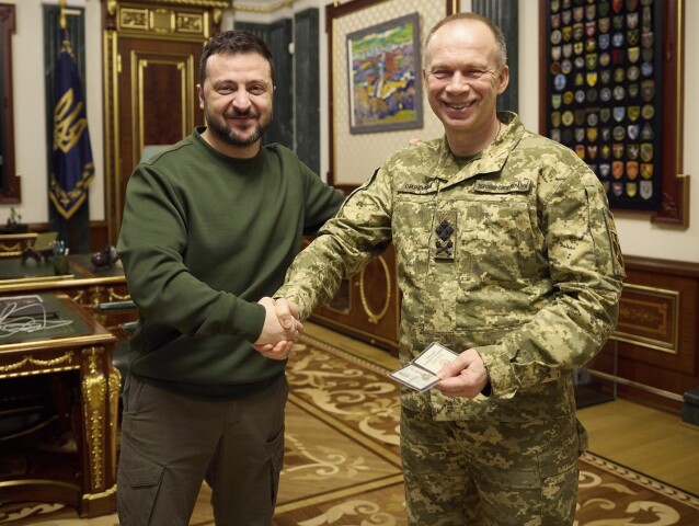 Oleksandr Syrskyj, Volodymyr Zelenskyj