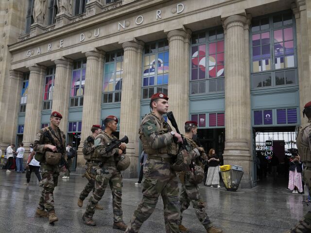 APTOPIX Paris Olympics Security Trains