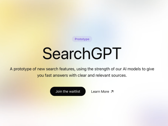 SearchGPT, umelá inteligencia, ChatGPT,