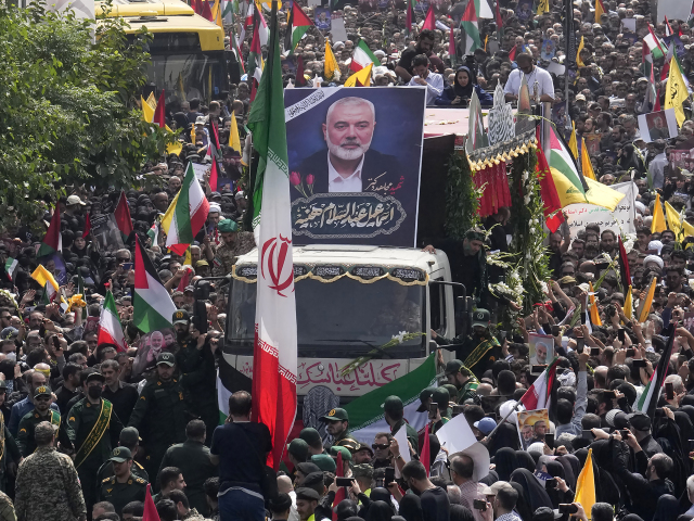 Irán Izrael Palestínčania Hamas Haníja zabitie pohreb