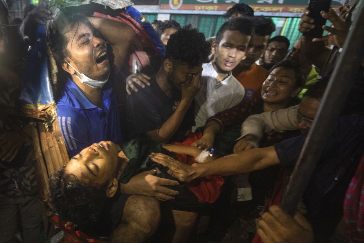 Bangladéš protesty násilné obete