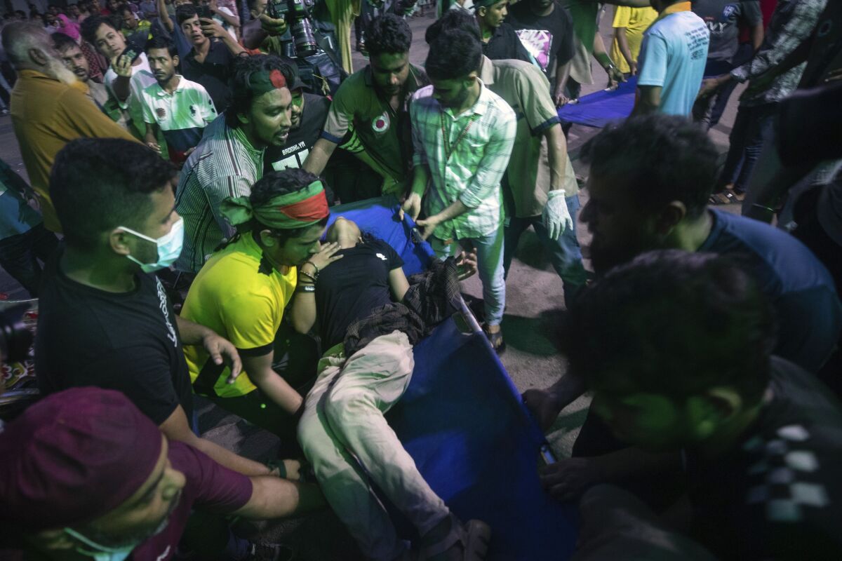 Bangladéš protesty násilné obete