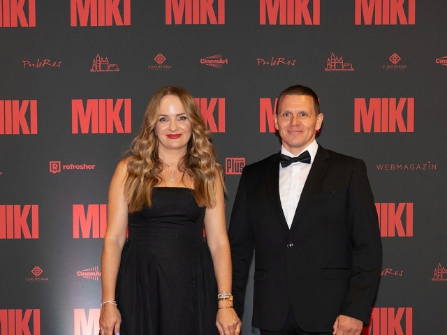 Herec Michal Kubovčík a jeho manželka Zuzana Šebová. 
