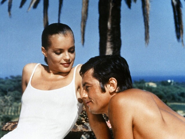 Alain Delon a  Romy Schneider