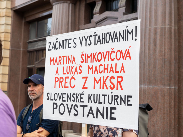 štafetový protest Slovenské kultúrne povstanie