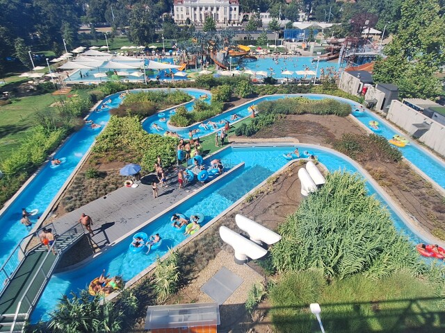 aquapark, Aquaticum, Debrecín, Maďarsko, mReportér
