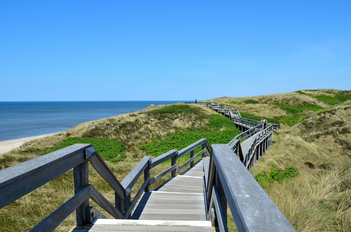 sylt, Nemecko, pláž, Severné more, piesok, chodník, promenáda