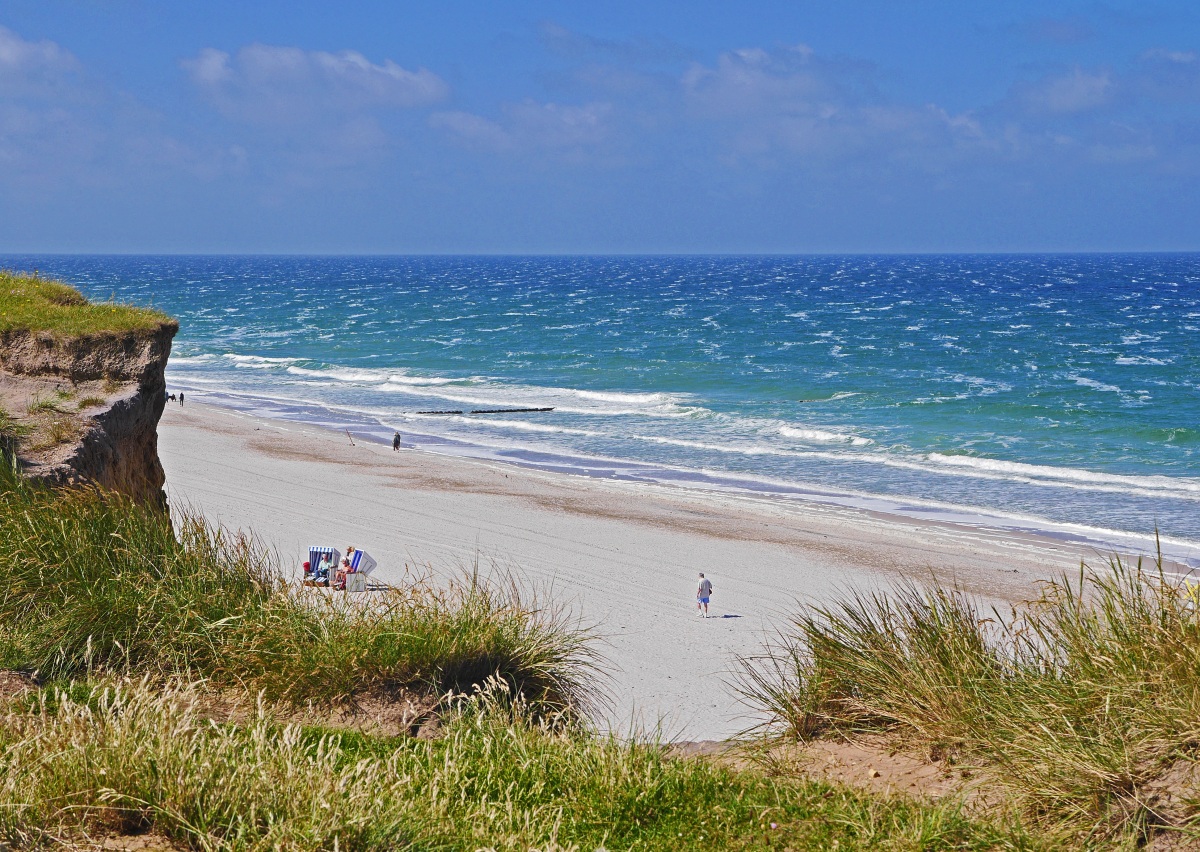 Sylt, Nemecko, pláž, Severné more, piesok,