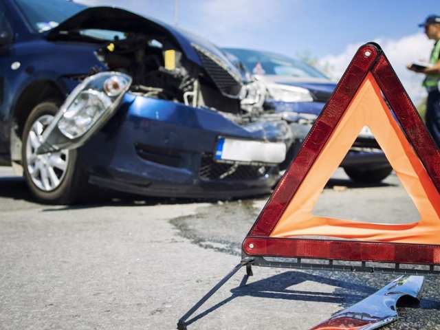 poskodené auto