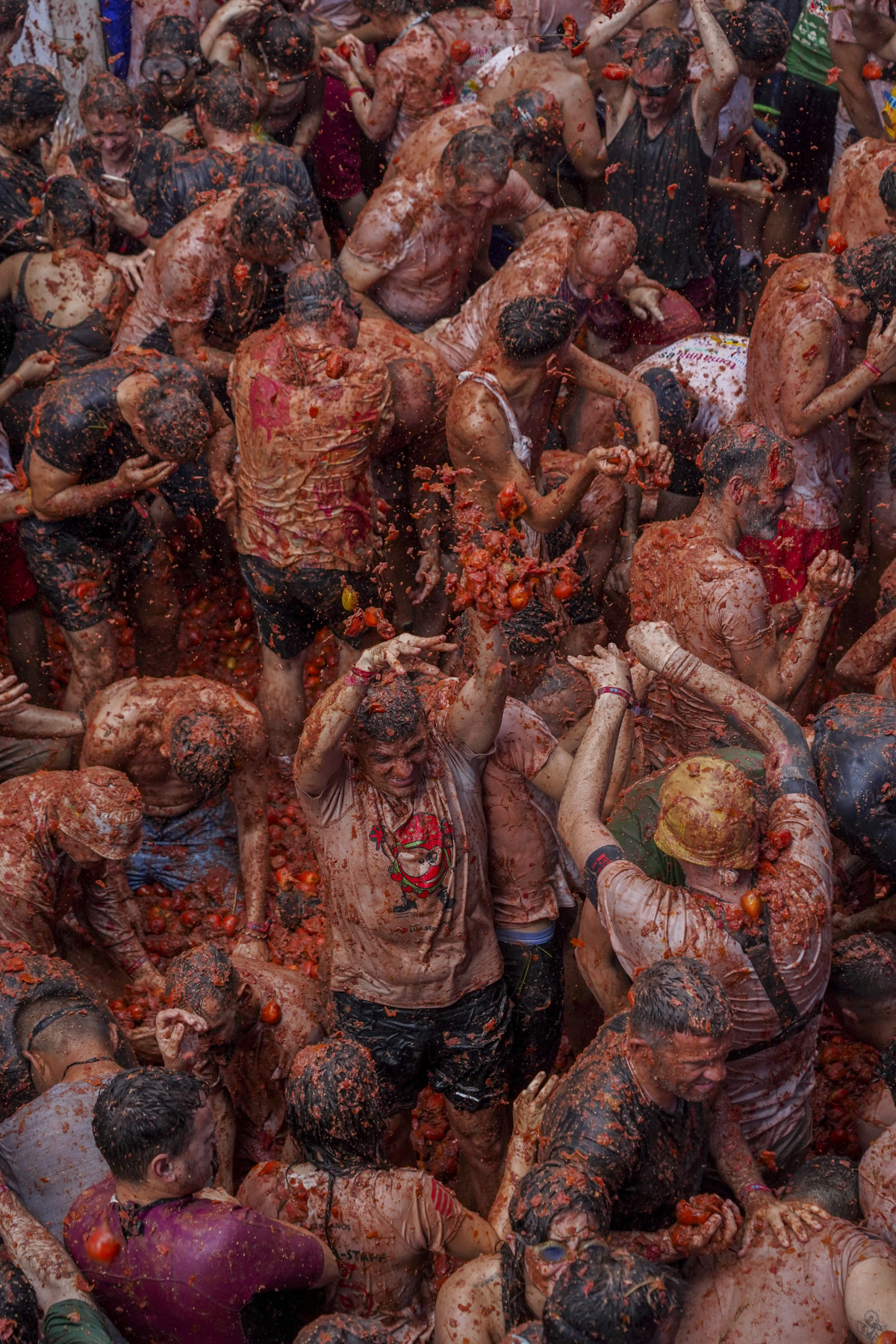 Španielsko Tomatina paradajky tradícia Bitka