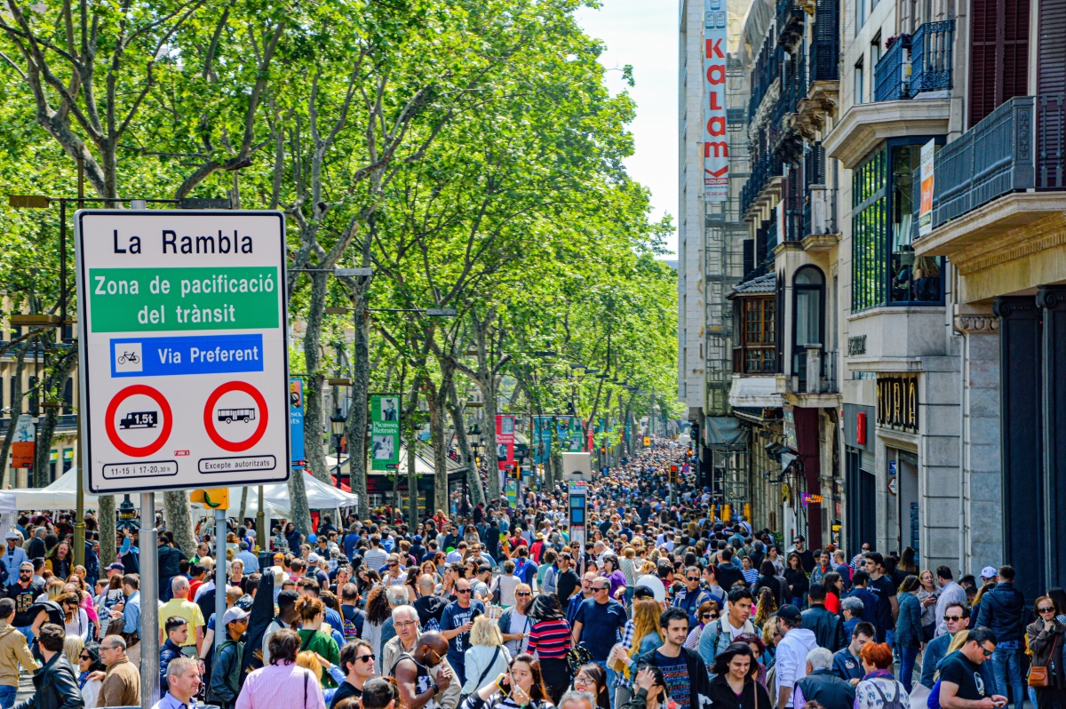 La Rambla, Barcelona, Španielsko
