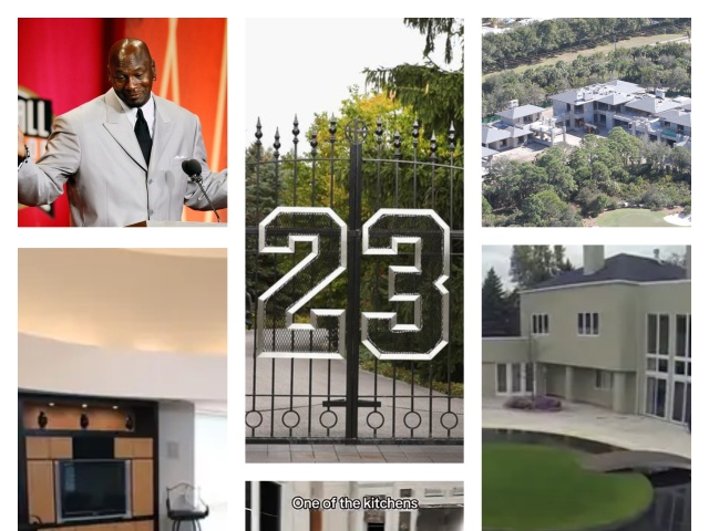 Koláž Michael Jordan vila