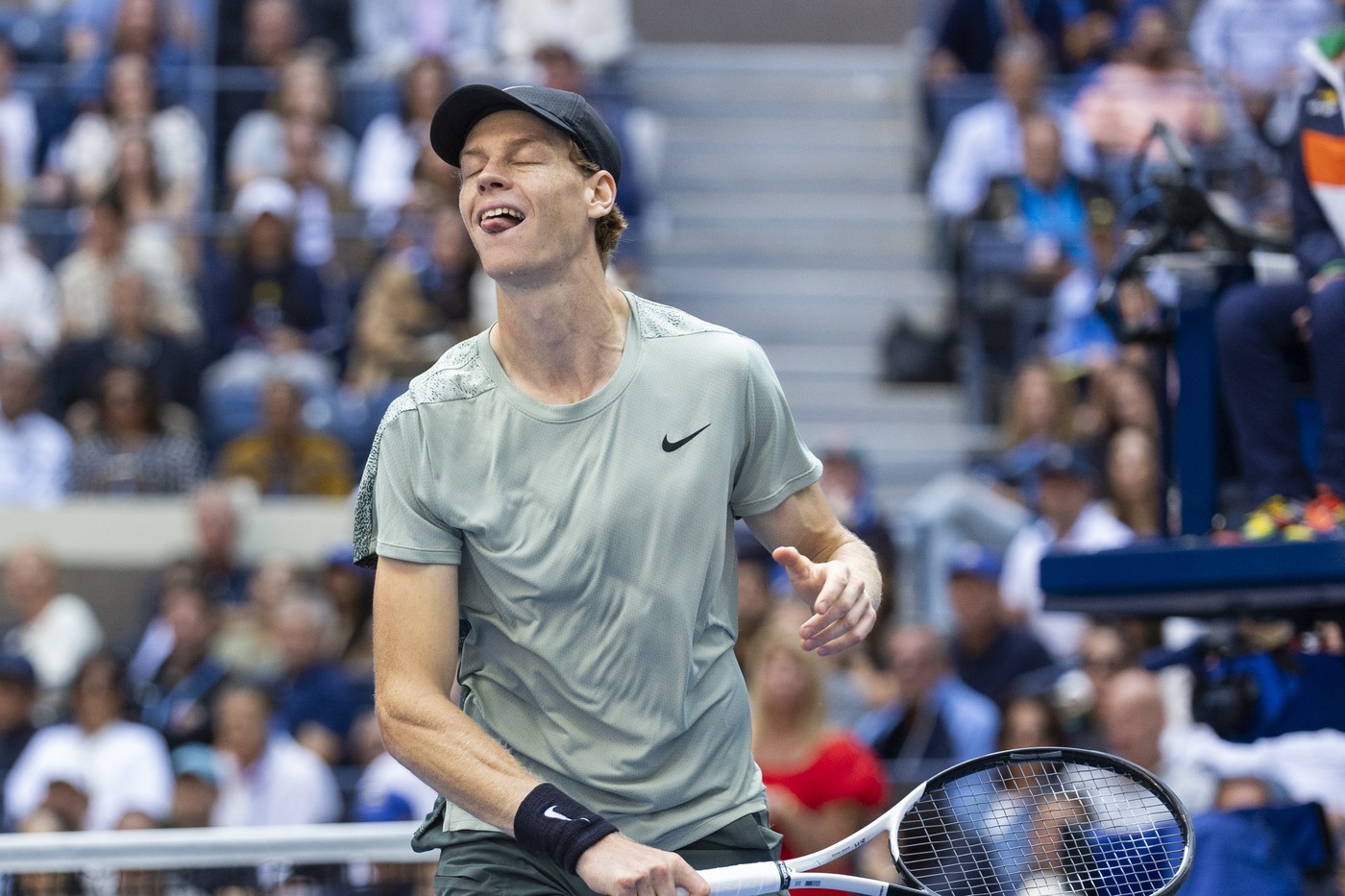 Jannik Sinner vo finále US Open 2024.