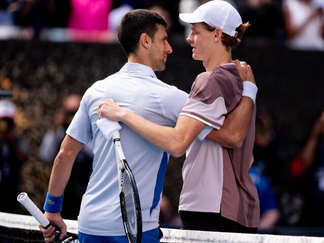 Novak Djokovič, Jannik Sinner