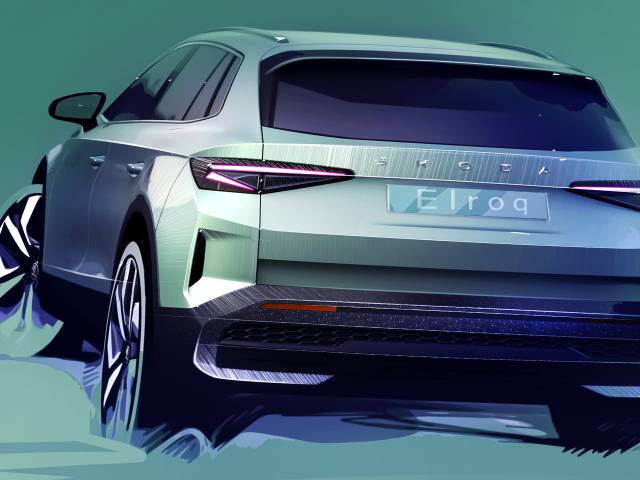 Škoda Elroq - skice 2024