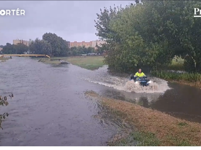 potok Malina, Malacky, vysoká hladina, mReportér