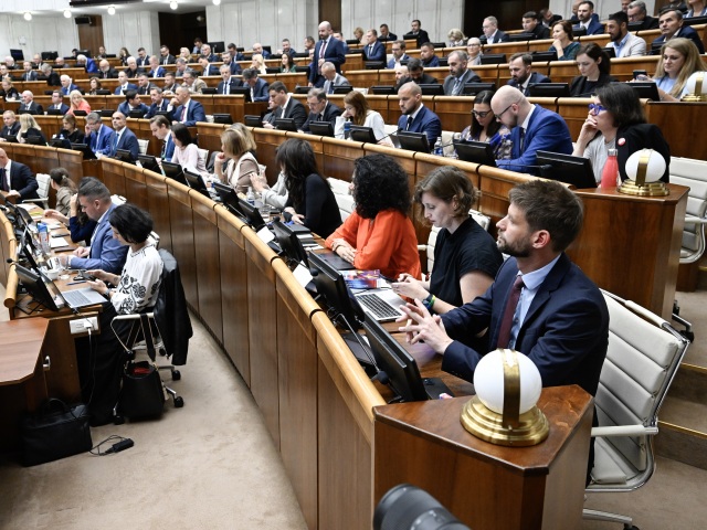 NR SR / Plénum / Parlament / Michal Šimečka /