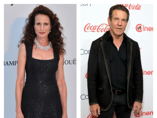 Andie MacDowell koláž